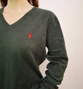 Jersey Po Ralph Lauren Verde Talla L