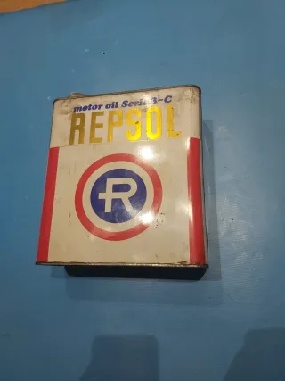 Lata Aceite Repsol Antigua Serie 3-C