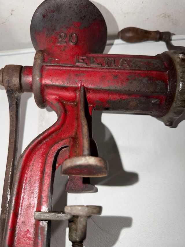 Picadoras de carne antiguas ELMA y ALEXANDERW