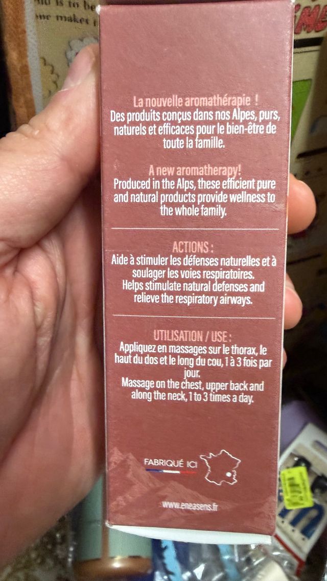 Aceite Masaje Enea Sens Respiración BIO