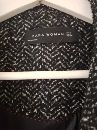 Abrigo Zara, Talla S