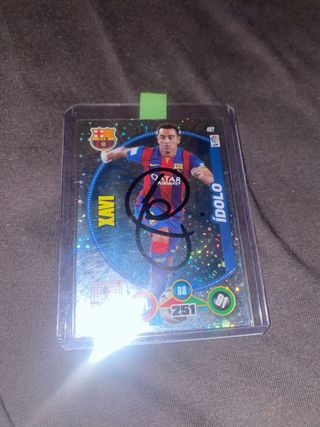 Cromo Xavi Hernández Firmado