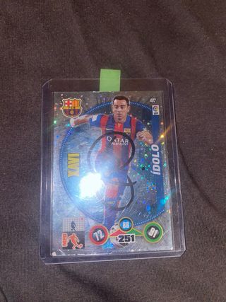Cromo Xavi Hernández Firmado