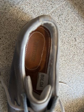 Zapatos Lotusse Piel Ante Mujer Talla 37 Gris