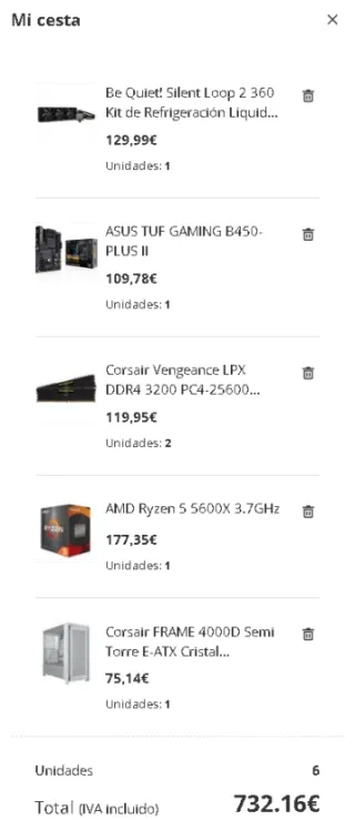 PC Gaming (a piezas)