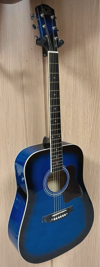 Guitarra Acústica Azul