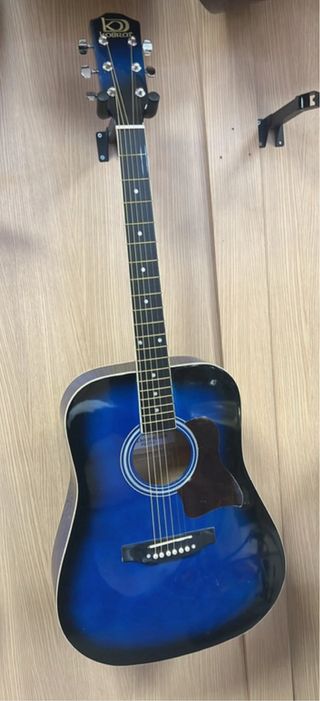 Guitarra Acústica Azul