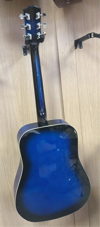 Guitarra Acústica Azul
