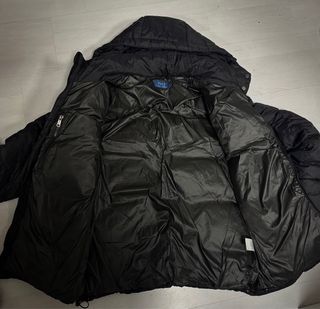 Abrigo Ralph Lauren Negro con Capucha