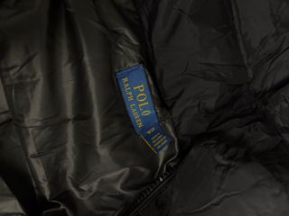 Abrigo Ralph Lauren Negro con Capucha