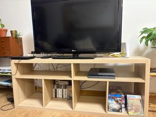 Mueble TV Ikea Kallax Beige