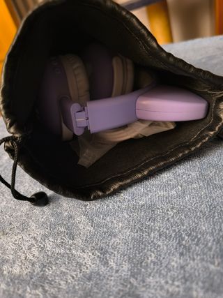 Cascos inalámbricos con orejas de gato y luces