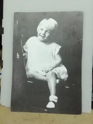 Fotografía Niña Marilyn Monroe Vintage