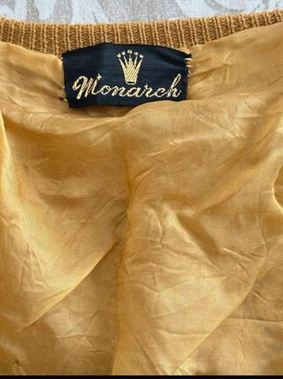 Chaqueta vintage lentejuelas doradas