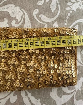 Chaqueta vintage lentejuelas doradas