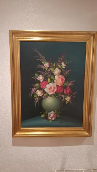 Cuadro decorativo paisaje pueblo