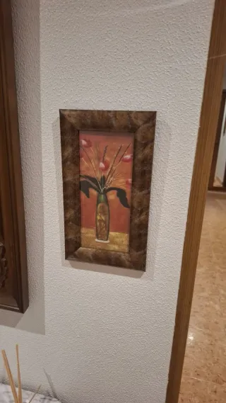 Cuadro decorativo paisaje pueblo