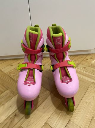 Patines Oxelo Niña con funda y protecciones