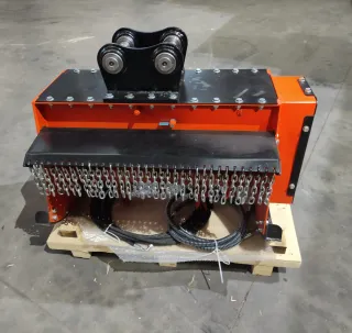 Desbrozadora hidráulica 80cm para mini retro 2-4 T