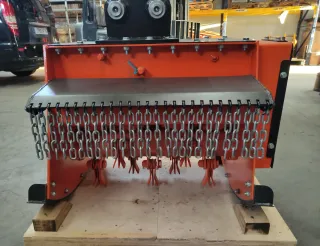 Desbrozadora hidráulica 80cm para mini retro 2-4 T