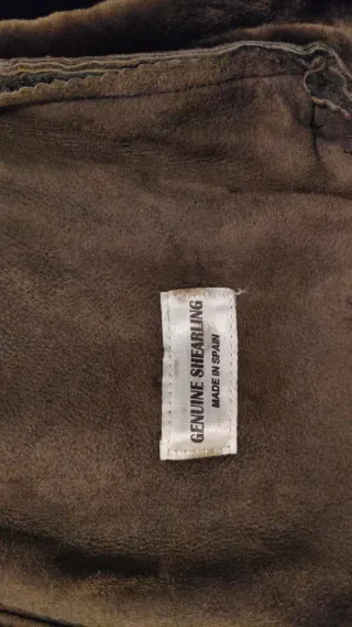 Cazadora de Piel Marrón