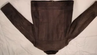 Cazadora de Piel Marrón