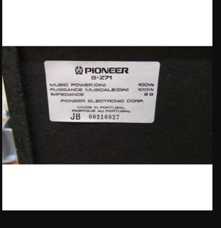 Casse Stereo Pioneer Nere