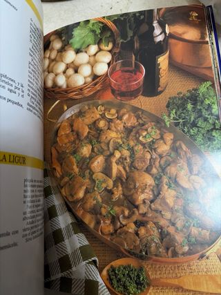 El mundo de la cocina, italiana y francesa.