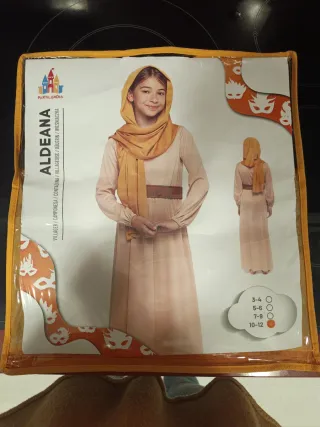 Disfraz Aldeana/Hebrea Partilandia Talla 10-12