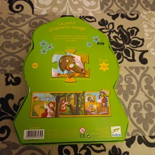 Puzzle Caperucita Roja Djeco 36 piezas