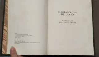 Artículos de costumbres