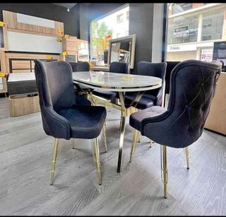 Comedor Turco Luxury: Mesa mármol + 6 sillas