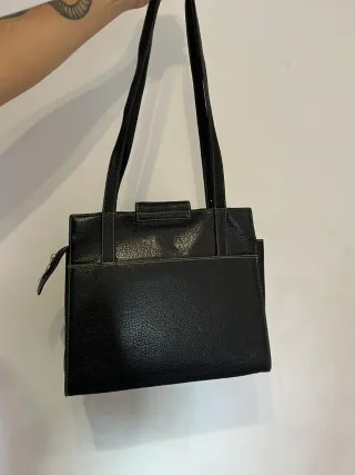 Bolso Loewe Piel Negro Vintage
