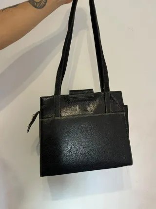 Bolso Loewe Piel Negro Vintage