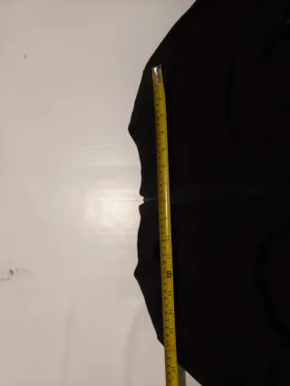 Vestido negro manga larga