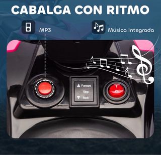 Quad eléctrico infantil rosa