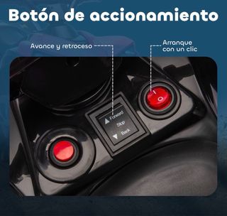 Quad eléctrico infantil rosa