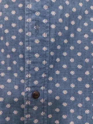 Camisa Tommy Hilfiger Azul Estampada