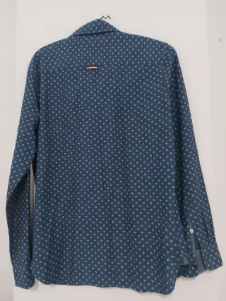 Camisa Tommy Hilfiger Azul Estampada