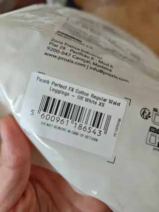 Leggings Prozis blancos con detalles