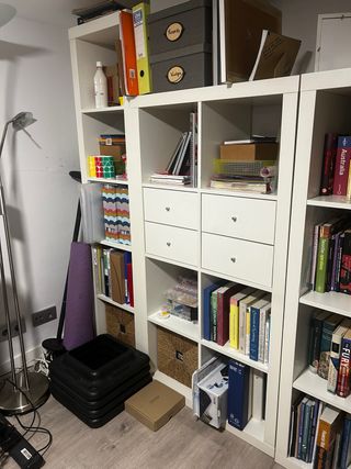 Estantería Kallax 2 módulos 4 y 8 huecos