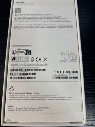 iPhone 17 Pro 256GB Azul Marino