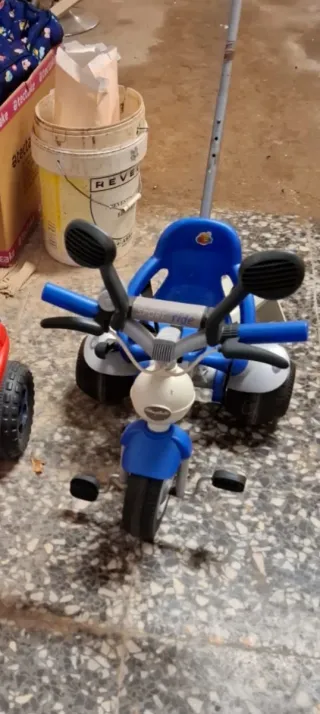 Triciclo Infantil Azul y Blanco