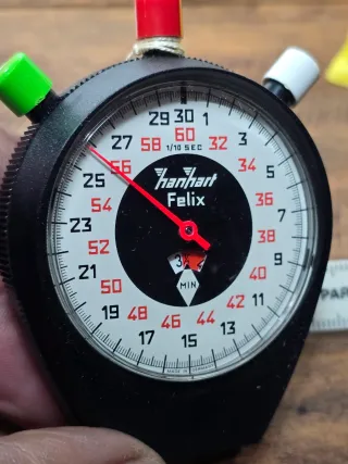 Cronometro Hanhart Felix vintage meccanico