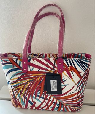 Twinset Borsa Donna Canvas Multicolor