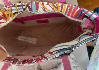 Twinset Borsa Donna Canvas Multicolor