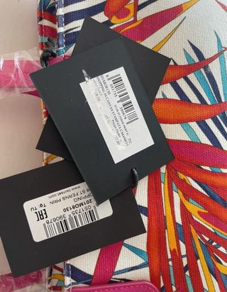 Twinset Borsa Donna Canvas Multicolor