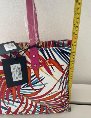 Twinset Borsa Donna Canvas Multicolor