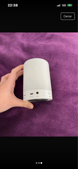 Altavoz Bluetooth Blanco