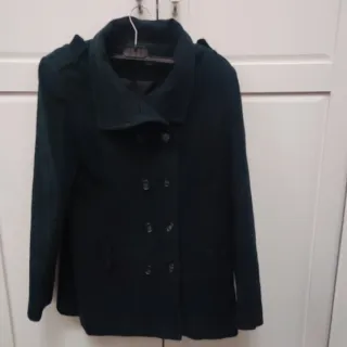 Cappotto donna Next doppio petto nero